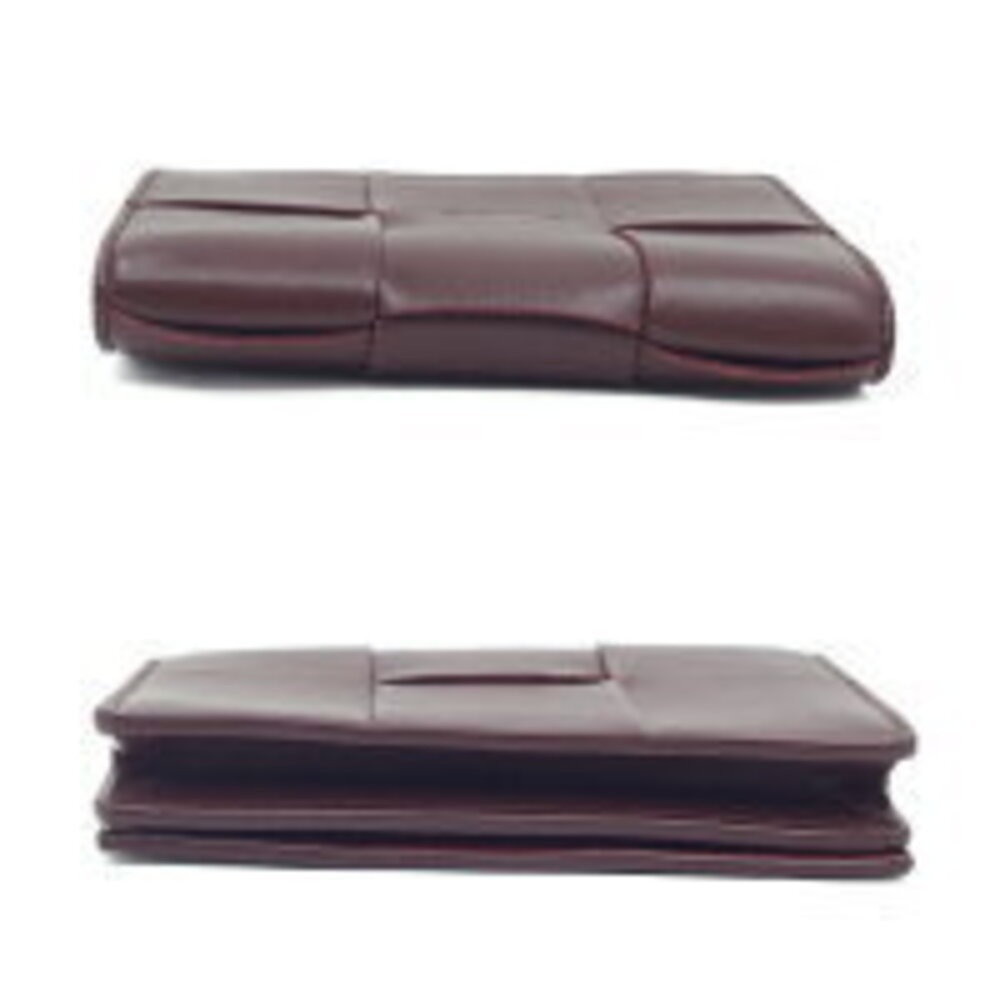 Bottega Veneta Purple Leather Wallet Woven - Picture 2 of 7